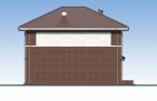 Проект двухэтажного дома с террасой над гаражом